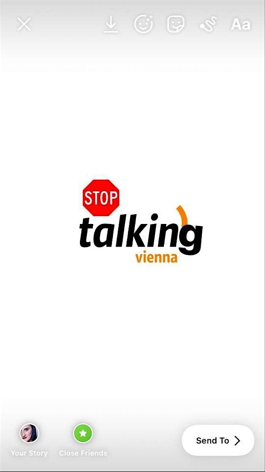 talkin' vienna #50: Stop talkin'? Stop talking!